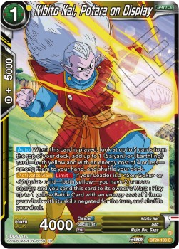 Kibito Kai, Potara on Display - Power Absorbed (Common) [BT20-103]