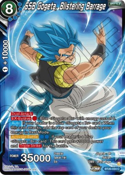SSB Gogeta, Blistering Barrage - Power Absorbed (Common) [BT20-034]