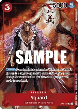 Squard (OP02-009) - Paramount War (Alternate Art) [OP02-009]