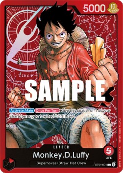 Monkey.D.Luffy (ST01-001) - Reprints (Leader) [R-ST01-001]