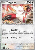 Zangoose - Scarlatto e Violetto (Uncommon) [SVI-147]