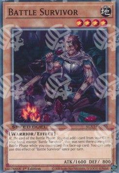 Sopravvissuto di Battaglia - Speed Duel GX: Duelists of Shadows (Common) [SGX3-D10]