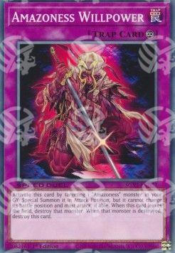 Forza di Volontà Amazoness - Speed Duel GX: Duelists of Shadows (Common) [SGX3-D17]