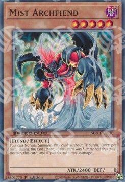 Arcidemone Nebbia - Speed Duel GX: Duelists of Shadows (Common) [SGX3-E10]