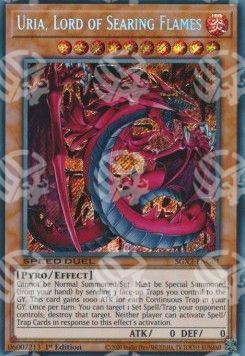 Uria, Signore delle Fiamme Ardenti - Speed Duel GX: Duelists of Shadows (Secret Rare) [SGX3-G01]