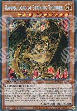 Hamon, Signore del Tuono Fragoroso - Speed Duel GX: Duelists of Shadows (Secret Rare) [SGX3-G02]