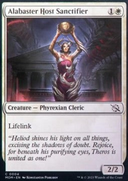 Santificatrice dell'Armata di Alabastro - L’Avanzata delle Macchine (Common) [MOM-4]