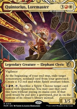 Quintorius, Sapiente dell'Accademia - L’Avanzata delle Macchine: Extras (Rare) [XMOM-314]