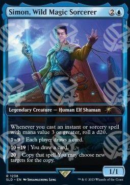Simon, Wild Magic Sorcerer - Secret Lair Drop Series: Secret Lair x Dungeons & Dragons: Honor Among Thieves (Rare) [SLDHAT-1238]