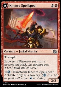 Khenra Spellspear // Gitaxian Spellstalker - L’Avanzata delle Macchine (Uncommon) [MOM-151]