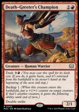 Campione della Salutamorte - Commander: L’Avanzata delle Macchine (Rare) [MOC-30]