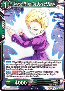 Android 18, for the Sake of Family - Power Absorbed (Common) [BT20-071]