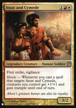 Anax e Cimede - The List (Rare) [ZNL-186]