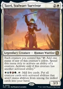 Tazri, Stalwart Survivor - Marcia delle Macchine: Le conseguenze (Rare) [MAT-6]