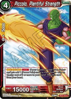 Piccolo, Plentiful Strength - Wild Resurgence (Common) [BT21-013]