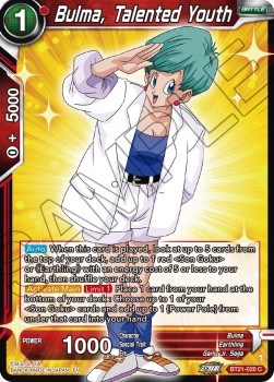 Bulma, Talented Youth - Wild Resurgence (Common) [BT21-020]