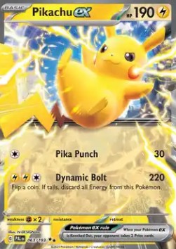 Pikachu ex - Evoluzioni a Paldea (Double Rare) [PAL-063]
