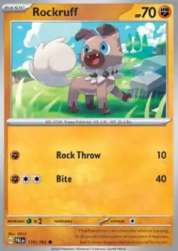 Rockruff - Evoluzioni a Paldea (Common) [PAL-116]
