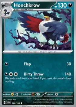 Honchkrow - Evoluzioni a Paldea (Uncommon) [PAL-132]