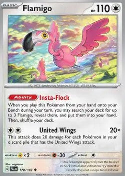 Flamigo - Evoluzioni a Paldea (Uncommon) [PAL-170]