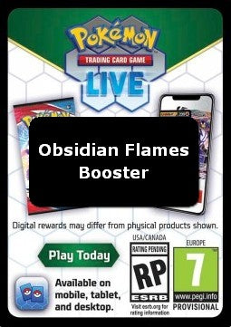Live Code Card (Booster) - Ossidiana Infuocata (Online Code Card)