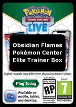 Live Code Card (Pokémon Center Elite Trainer Box) - Ossidiana Infuocata (Online Code Card)