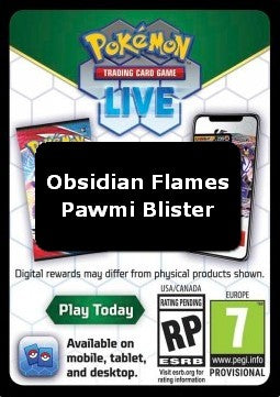 Live Code Card (Pawmi Blister) - Ossidiana Infuocata (Online Code Card)