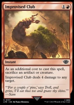 Mazza Improvvisata - Il Signore degli Anelli: Racconti della Terra di Mezzo (Common) [LTR-137]