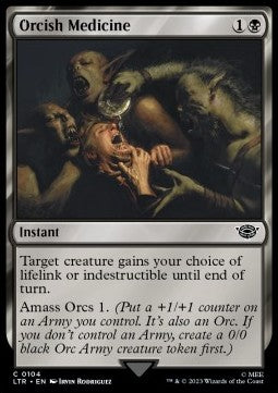 Medicina Orchesca - Il Signore degli Anelli: Racconti della Terra di Mezzo (Common) [LTR-104]