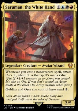 Saruman, la Mano Bianca - Commander: Il Signore degli Anelli: Racconti della Terra di Mezzo (Mythic) [LTC-8]