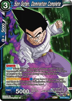 Son Goten, Domination Complete - Wild Resurgence (Common) [BT21-043]
