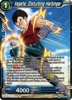 Vegeta, Disturbing Harbinger - Wild Resurgence (Common) [BT21-046]