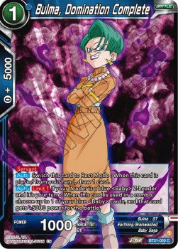 Bulma, Domination Complete - Wild Resurgence (Common) [BT21-050]