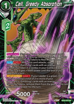 Cell, Greedy Absorption - Wild Resurgence (Uncommon) [BT21-075]