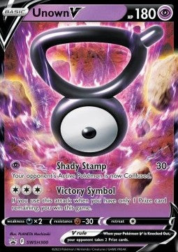 Unown V - SWSH Black Star Promos (Promo) [SWSH-300]