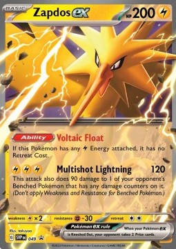 Zapdos ex - SV Black Star Promos (Promo) [SVP-049]