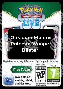Live Code Card (Wooper di Paldea Blister) - Ossidiana Infuocata (Online Code Card)