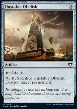 Obelisco Instabile - Commander Masters (Common) [CMM-416]