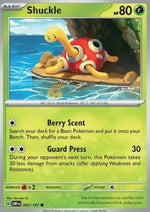Shuckle - Ossidiana Infuocata (Common) [OBF-005]