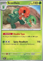 Scovillain - Ossidiana Infuocata (Rare) [OBF-025]