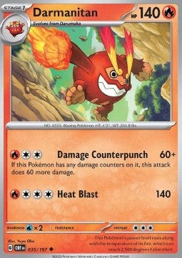 Darmanitan - Ossidiana Infuocata (Uncommon) [OBF-035]