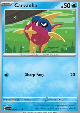 Carvanha - Ossidiana Infuocata (Common) [OBF-046]