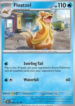 Floatzel - Ossidiana Infuocata (Uncommon) [OBF-049]