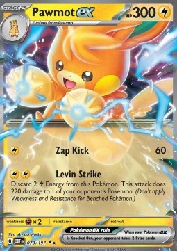 Pawmot ex - Ossidiana Infuocata (Double Rare) [OBF-073]