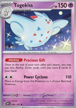 Togekiss - Ossidiana Infuocata (Rare) [OBF-085]