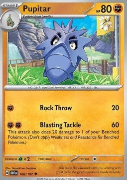 Pupitar - Ossidiana Infuocata (Uncommon) [OBF-106]