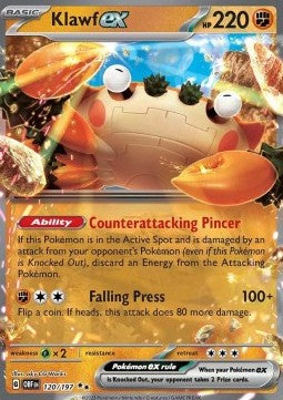 Klawf ex - Ossidiana Infuocata (Double Rare) [OBF-120]