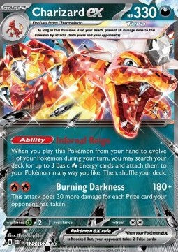 Charizard ex - Ossidiana Infuocata (Double Rare) [OBF-125]