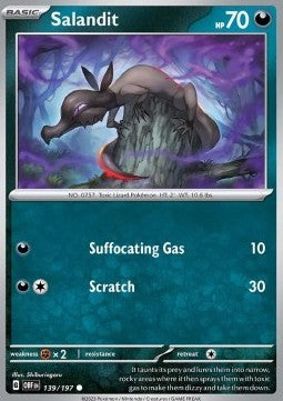 Salandit - Ossidiana Infuocata (Common) [OBF-139]