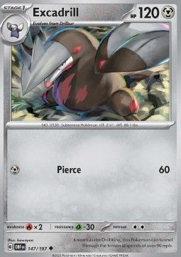 Excadrill - Ossidiana Infuocata (Uncommon) [OBF-147]